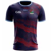 McKvr Monivea Abbey GAA Training Jersey - Adult - Navy/Red Player Fit image