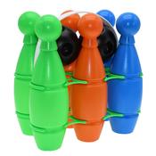 Active Play Multi-Colour Plastic Bowling Set image