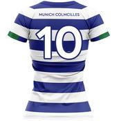 McKvr Munich Colmcilles GAA Numbered Playing Jersey - Womens - Blue/White image