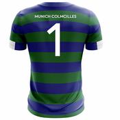 McKvr Munich Colmcilles GAA Numbered Goalkeeper Jersey - Adult - Blue/Green image