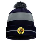 McKvr St Brendans Basketball Core Pro Bobble Hat - Adult - Navy/Grey image
