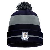 McKvr Dublin Masters Football Core Pro Bobble Hat - Adult - Navy/Grey image