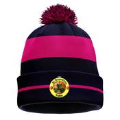 McKvr St Brendans Basketball Core Pro Bobble Hat - Adult - Navy/Pink image