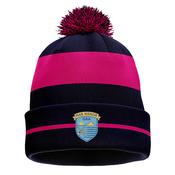 McKvr Mar Menor GAA Core Pro Bobble Hat - Adult - Navy/Pink image