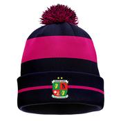 McKvr Monasterevan GFC Core Pro Bobble Hat - Adult - Navy/Pink