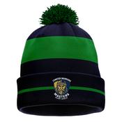 McKvr Leinster Warriors Masters Rugby Core Pro Bobble Hat - Adult - Navy/Green