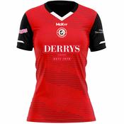McKvr Na Piarsaigh Eanach Mor CLG G4MO Jersey - Womens - Red/Black