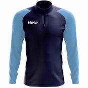 McKvr Core Pro 1/4 Zip Top - Youth - Navy/Sky image