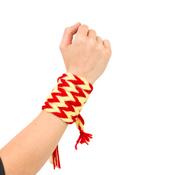 Mc Keever Sports Supporters Wool Plait - Red/Yellow