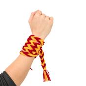 Mc Keever Sports Supporters Wool Plait - Maroon/Gold