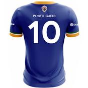 McKvr Porto Gaels Numbered Youth Playing Jersey - Youth - Royal image