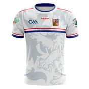 McKvr Prague Hibernians GAA Goalkeeper Jersey - Adult - White/Red/Blue Player Fit image