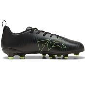 Puma Future 8 Play FG/AG JR Football Boots - Youth - Black/Fizzy Light/Green