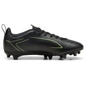 Puma Ultra 6 Play FG/AG JR Football Boots - Youth - Black/Fizzy Light/Green