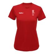 McKvr Queens Swim Performance Tee - Womens - Fire Red image
