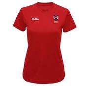 McKvr Queens Hockey Performance Tee - Womens - Fire Red image