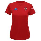 McKvr Queens Camogie Performance Tee - Womens - Fire Red image
