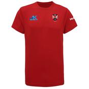 McKvr Queens Camogie Performance Tee - Adult - Fire Red image