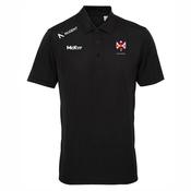 McKvr Queens Gaelic Football Panelled Polo Top - Adult - Black image