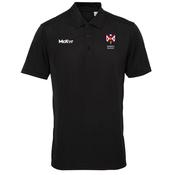 McKvr Queens Hockey Panelled Polo Top - Adult - Black image