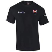 McKvr Queens Hurling Cotton Tee - Adult - Black image