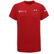McKvr Queens Hurling Performance Tee - Adult - Fire Red image
