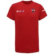 McKvr Queens Ladies Football Performance Tee - Adult - Fire Red image