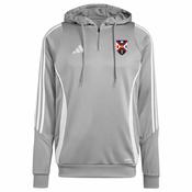 adidas Club Queens Ladies Basketball Tiro 24 Training Hoodie - Adult - Grey