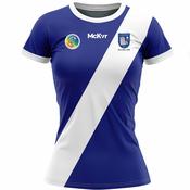 McKvr Round Towers Camogie Lusk Home Jersey - Womens - Blue