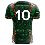 McKvr Sables Shamrocks Numbered Playing Jersey - Adult - Green Player Fit image