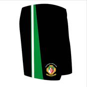 McKvr Sarsfields LGFA Training Shorts - Youth - Black/White/Green