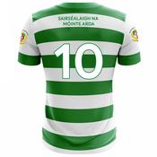 McKvr Sarsfields GAA Numbered Playing Jersey - Adult - Green/White Player Fit