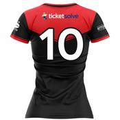 McKvr Sitges GAA Numbered Playing Jersey - Womens - Black/Red image