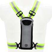 Six Peaks LED Reflective Vest with Phone Holder - Safety Yellow image
