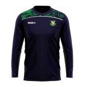 McKvr St Fechins GAA Long Sleeve Tech Top - Womens - Navy/White/Green