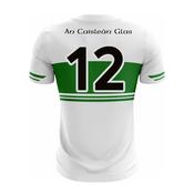 McKvr St Patricks Greencastle GFC Numbered Playing Jersey - Adult - White/Green
