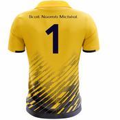 McKvr St. Michael's N.S Numbered Goalkeeper Jersey - Adult - Saffron/Navy image