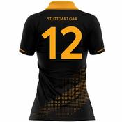 McKvr Stuttgart GAA Numbered Playing Jersey - Womens - Black/Amber image