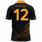 McKvr Stuttgart GAA Numbered Playing Jersey - Youth - Black/Amber image