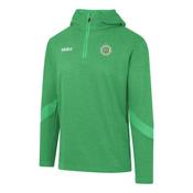McKvr The Association of Irish Celtic Supporters Clubs Core 22 1/4 Zip Hoodie - Youth - Green image