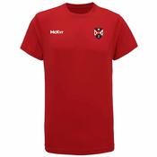McKvr Queens Athletics Performance Tee - Adult - Fire Red