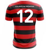 McKvr Trinity College Dublin Numbered GAA Home Jersey - Adult - Red/Black Player Fit image