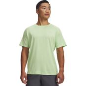 Under Armour Tech Textured Training Tee - Mens - Lumos Lime/Grey image