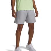 Under Armour Woven Woodmark Shorts - Mens - Mod Grey/Lumos Lime image