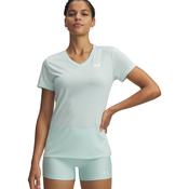 Under Armour Tech Twist V-Neck Short Sleeve Tee - Womens - Refresh Mint/White image