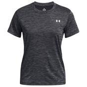 Under Armour Tech Textured Short Sleeve Tee - Womens - Black/White image