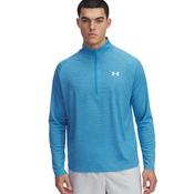 Under Armour Tech Textured 1/2 Zip Training Top - Mens - Ether Blue/Tonic/White