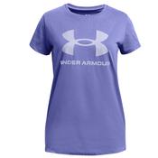 Under Armour Sportstyle Graphic Short Sleeve Tee - Girls - Starlight/Celeste