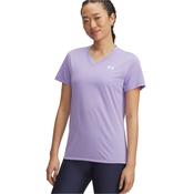 Under Armour Tech V-Neck Short Sleeve Tee - Womens - Transparent/White image