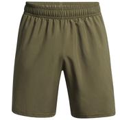 Under Armour Woven Wordmark Shorts - Mens - Marine OD Green/Black